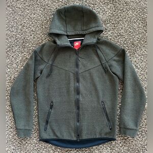 Men’s Nike Tech Fleece Full-Zip Windrunner Hoodie “Sequoia” - size Medium
